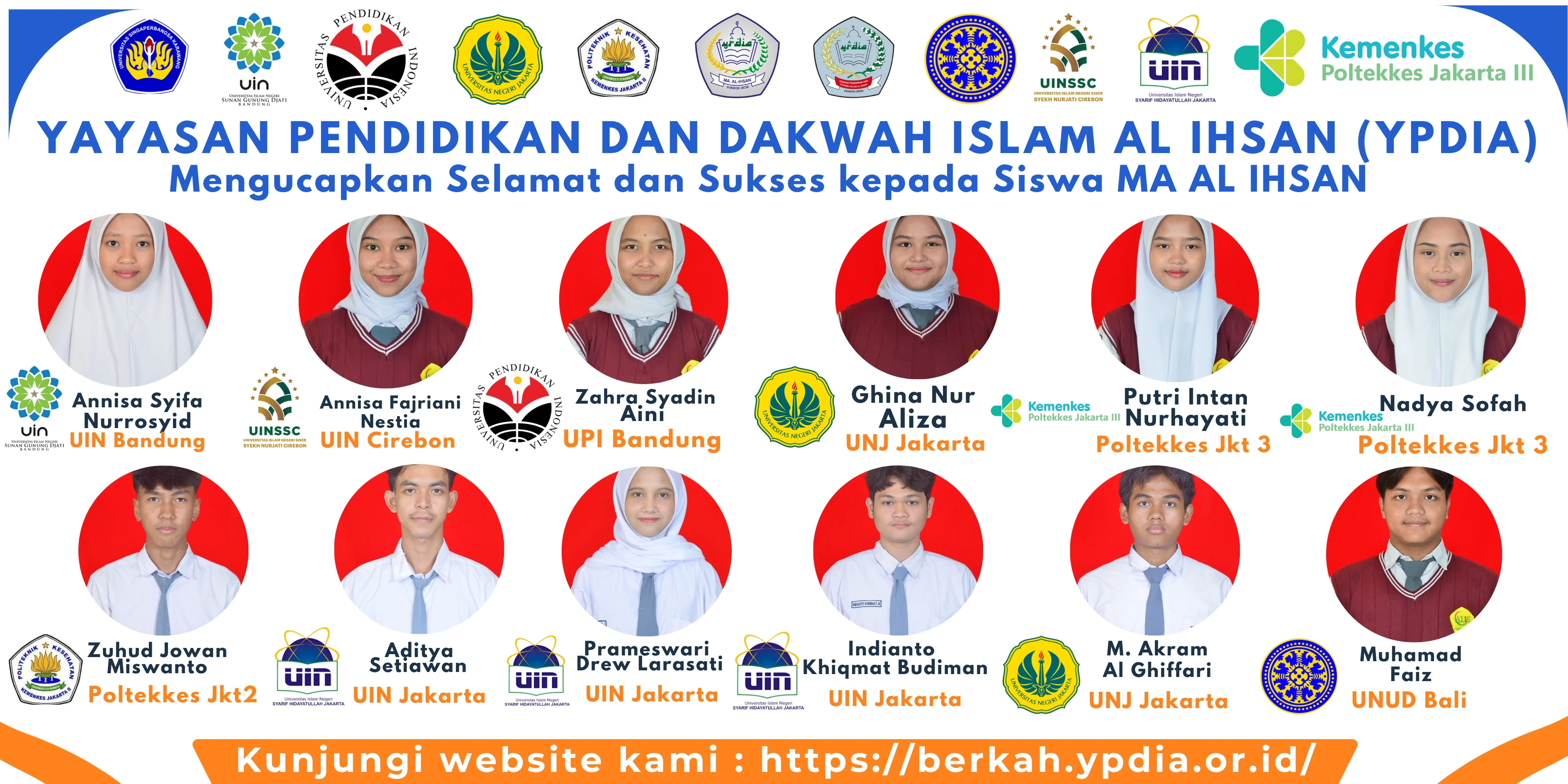 Siswa Siswi Lolos PTN 2025/2026