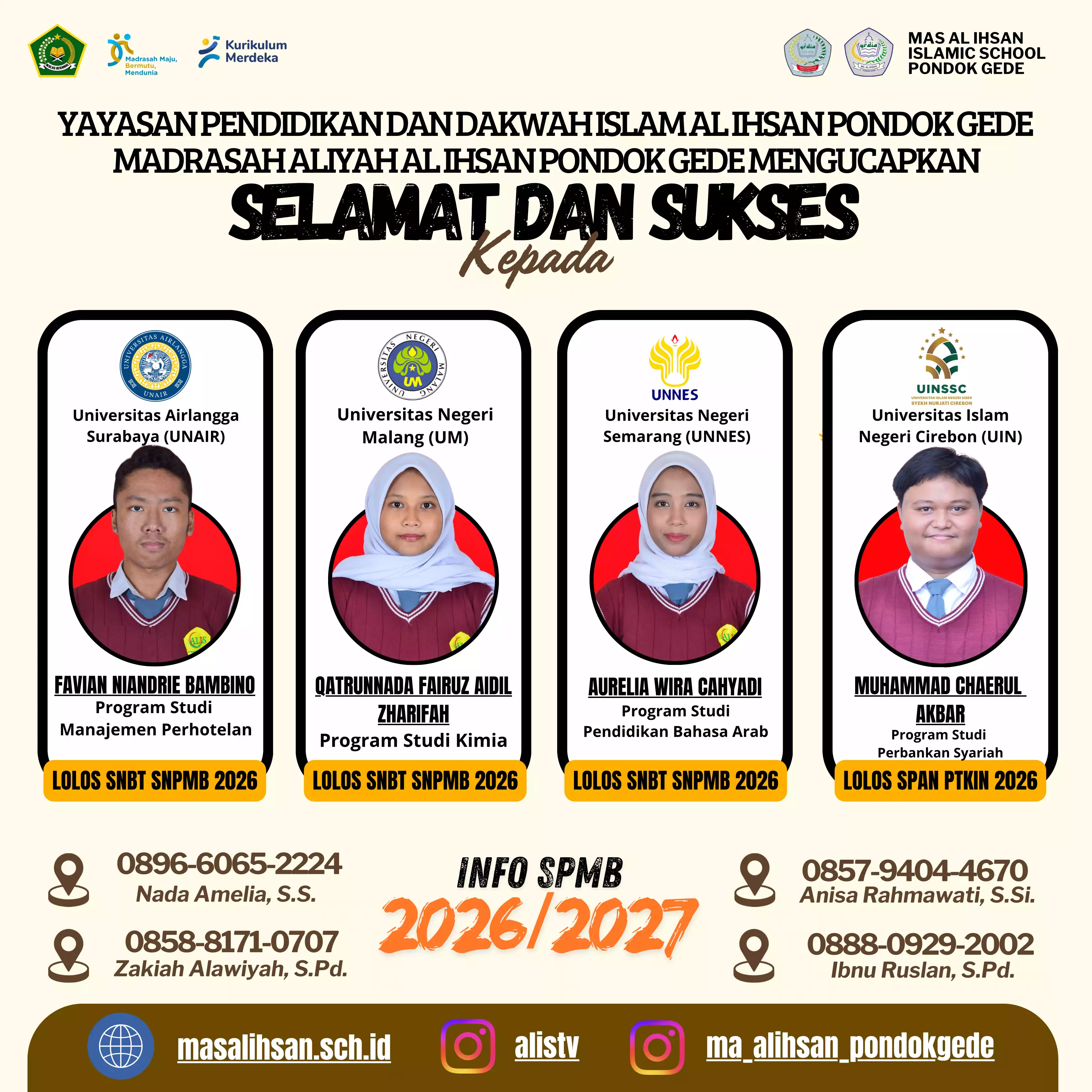 Selamat dan Sukses
